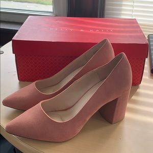 Size 7 Kelly & Katie Rosewell Pink Suede Pumps